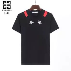 brand givenchy hommes t-shirts 2018 two star noir